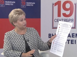 Глава алтайского избиркома показала макет бюллетеня к грядущим выборам и «обновила» данные о кандидатах