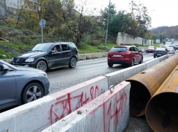 Автомобилистов предупредили о пробках на пострадавшей от оползней трассе Джубга-Сочи