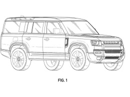 Восьмиместный Land Rover Defender 130 рассекретили на патентных фото