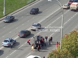 Авария с участием нескольких машин произошла в Кемерово
