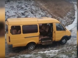 В Белгородской области автобус с пассажирами попал в ДТП