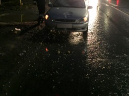 Автоледи сбила человека на переходе в ДТП на Рабфаковской
