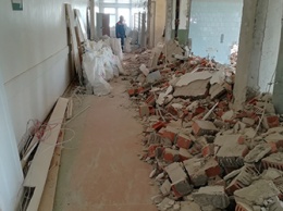 В отделении реанимации Амурской областной больницы идет реконструкция