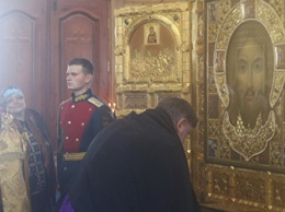Главную икону Вооруженных сил РФ привезли в Белогорск