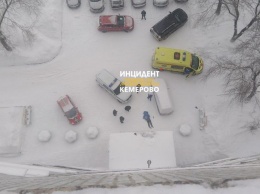 Парень упал с большой высоты в Кемерове