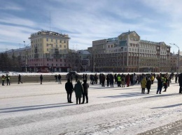 Полиция назвала число участников и задержанных на незаконном митинге в Барнауле