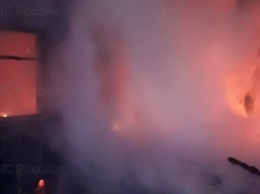 Жилой дом загорелся в Калужской области