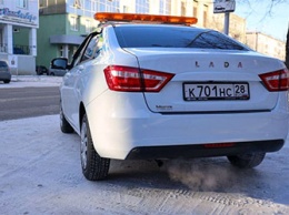 За пять дней дорожный патруль в Благовещенске выявил нарушения на 322 тысячи рублей