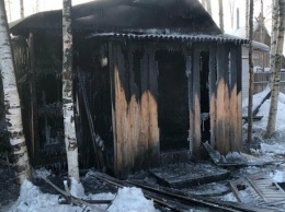 В Излучинске на базе отдыха «Ольгино» произошел пожар