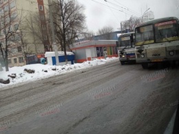 Маршрутные такси столкнулись на кемеровском проспекте