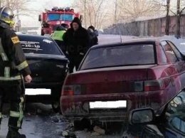 Две женщины пострадали в аварии на улице Железняки