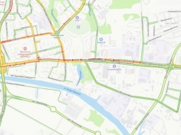 На Московском проспекте из-за аварии образовалась длинная пробка (фото)