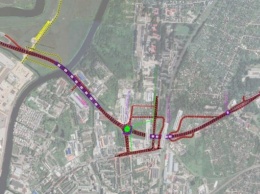 Объявлен конкурс на проектирование Восточной эстакады до Московского района (схема)