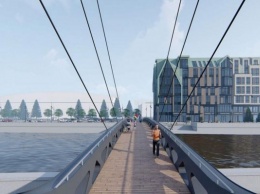 Подрядчику пешеходного моста, который еще не строится, перевели миллионы