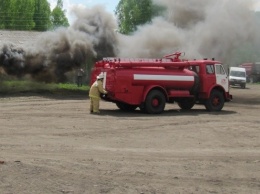 Алтайские добровольцы помогли потушить возгорание травы на 300 кв. метрах