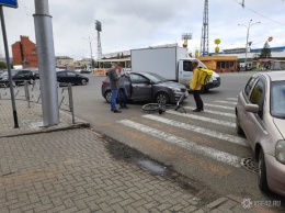 ДТП с велосипедистом произошло на пешеходном переходе в центре Кемерова