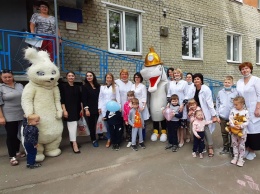 "Детский центр медицинской реабилитации" устроил праздник для маленьких пациентов