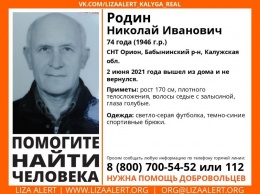 В Калужской области пропал 74-летний мужчина
