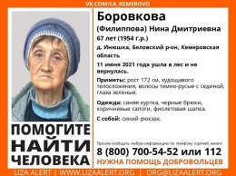 Пенсионерка с синим рюкзаком пропала в кузбасском лесу