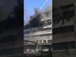 Центральная обогатительная фабрика вспыхнула в Березовском