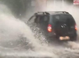 Калуга вновь пережила потоп (видео)