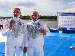 София Штиль из Барнаула стала серебряным призером юниорского первенства Европы в каноэ-двойке