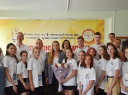 С юными спортсменами Чувашии встретилась олимпийская чемпионка по легкой атлетике Ирина Привалова