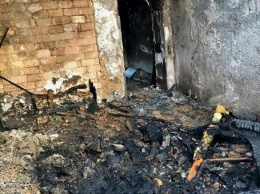 На пожаре в Симферопольском районе найден труп, - ФОТО