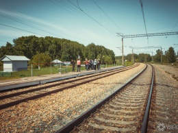 Поезд сбил велосипедиста в Кузбассе