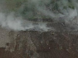 Пожар на свалке Петропавловска тушат с применением новых методов
