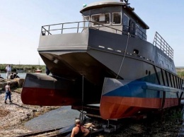 Предприятие Приморско-Ахтарского района впервые спустило на воду научно-исследовательское судно «Черноморец»