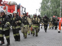 В Барнауле потушили условный пожар в театре драмы