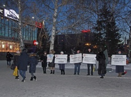 Алтайские «патриоты» вышли на пикет против скандального закона о домашнем насилии