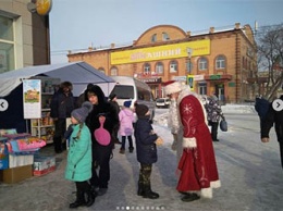 На улицы Шимановска вышли Деды Морозы