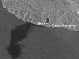 Нефтяной разлив в море под Новороссийском сняли из космоса