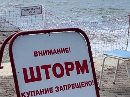 Купаться запрещено: в Сочи из-за шторма закрыли все пляжи