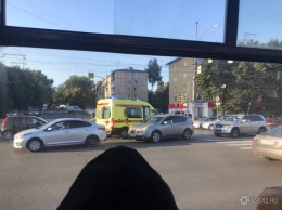 Лобовое ДТП произошло утром в Кемерове
