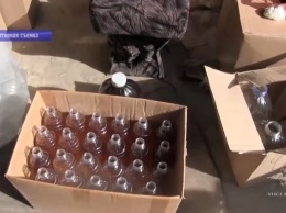 В гаражах Заводского района прятали поддельный алкоголь на миллион рублей