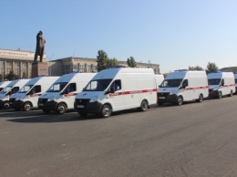 Новые машины "скорой помощи" получили 16 районов области