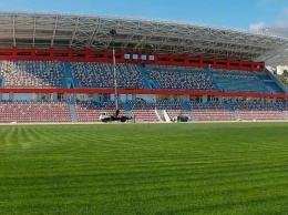 На реконструкции стадиона «Авангард» в Ялте работают более 100 человек