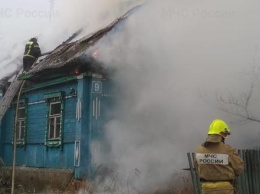 В загоревшемся частном доме пострадал человек