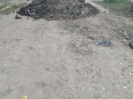 Жители Энгельса на просьбу убрать лужу с дороги получили "кучу грязи"