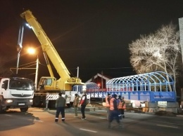 В Ульяновске в автопогоню в духе Голливуда превратился монтаж пролета пешеходного моста