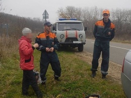 Спасатели вывели из леса двух заблудившихся грибников в Крымском районе