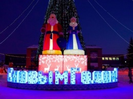 Власти Кузбасса показали внешний вид междуреченской новогодней елки