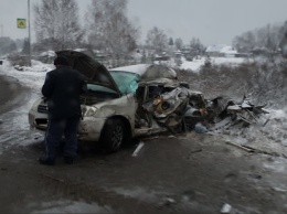 Автолюбительница погибла в результате серьезной аварии в Кузбассе