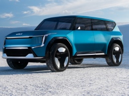 Представлен электрический внедорожник Kia Concept EV9 с распашными дверями