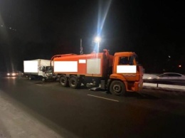 В Калининграде грузовик врезался в машину пожарных (фото)