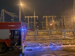 В Калининграде на электростанции загорелся трансформатор