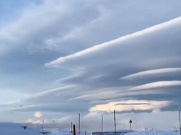 Необычные облака заметили туристы в горах Сочи